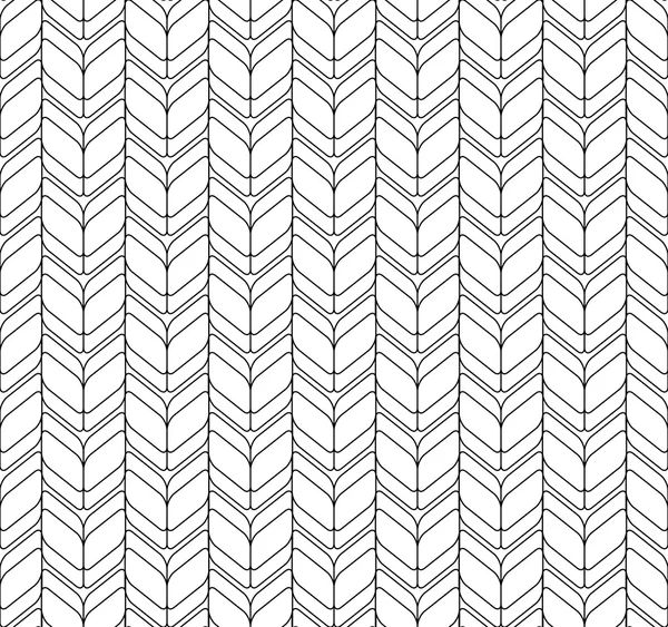 Schwarz-weiße geometrische nahtlose Muster modern stylisch, abstr. — Stockvektor