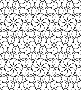 siyah ve beyaz geometrik seamless modeli, arka plan.