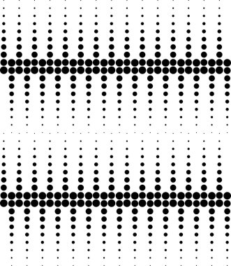 Daire, arka plan siyah ve beyaz geometrik seamless modeli.