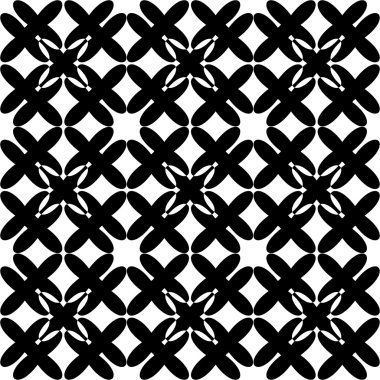 siyah ve beyaz geometrik seamless modeli, arka plan.