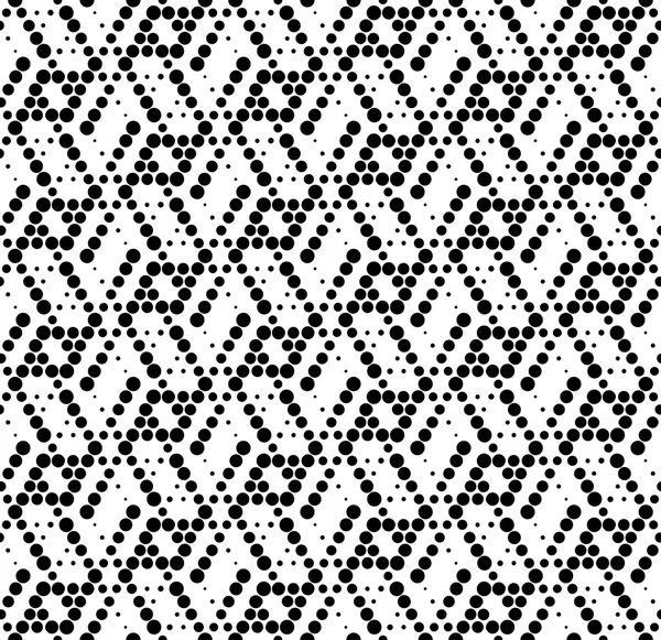 Черно-белый геометрический бесшовный рисунок с кругом, абстрактным фоном . — стоковый вектор