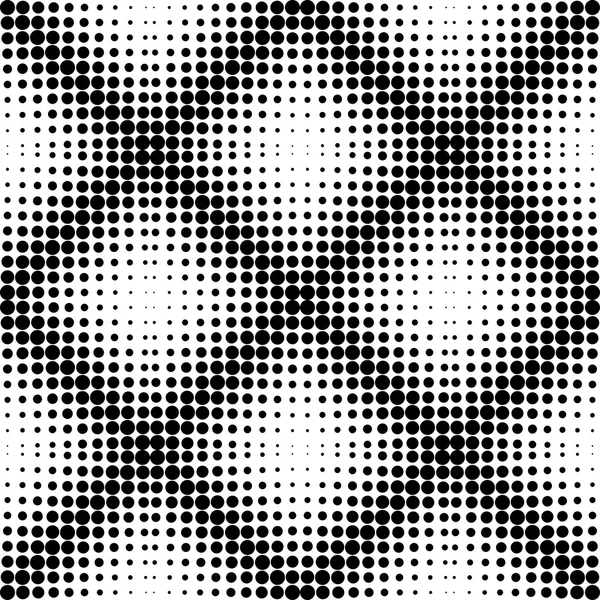 Patrón geométrico sin costura en blanco y negro con círculo, fondo abstracto . — Vector de stock
