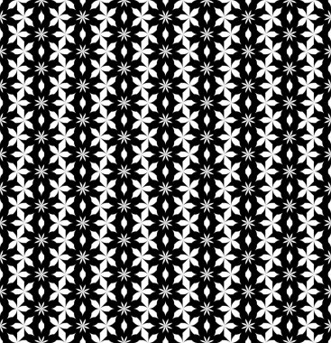 Siyah ve beyaz seamless modeli, arka plan.