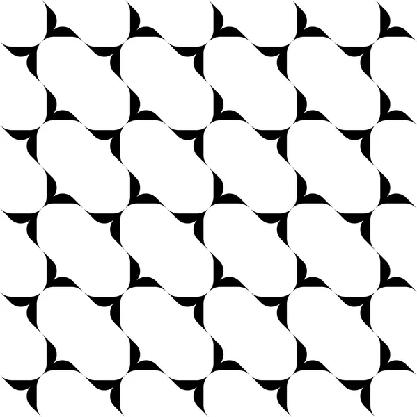 Zwart-wit naadloze geometrische patroon moderne stijlvolle, abstracte achtergrond. — Stockvector