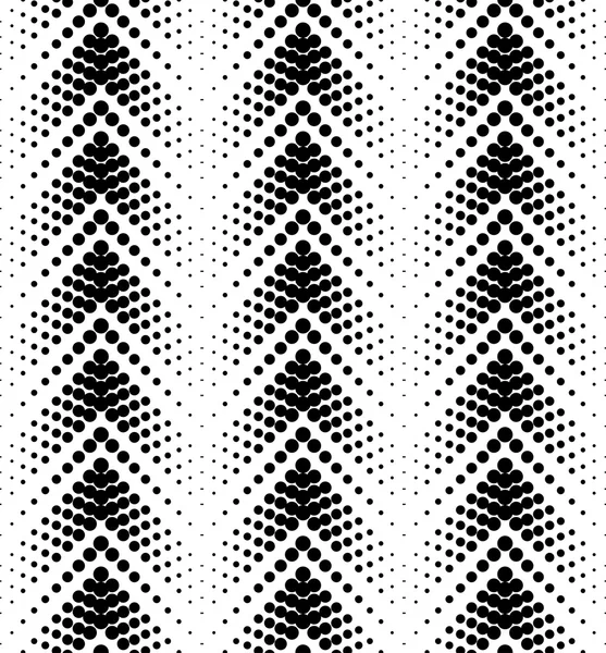 원, 추상적인 배경으로 흑인과 백인 기하학적 완벽 한 패턴. — 스톡 벡터