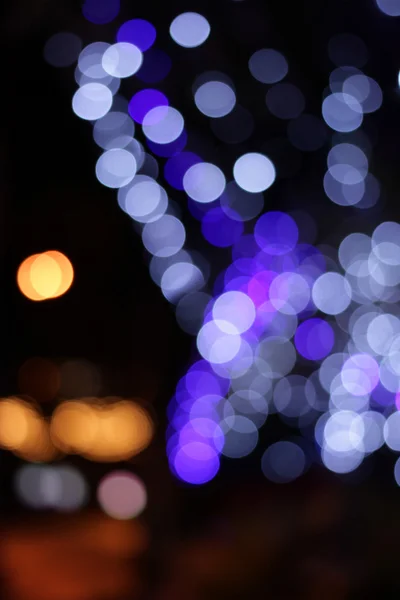 Colorful defocused bokeh lights background. — Stock Photo, Image