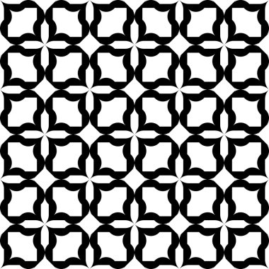 siyah ve beyaz geometrik seamless modeli, arka plan.