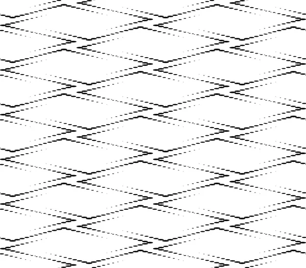 Černé a bílé geometrický vzor bezešvé, abstraktní pozadí. — Stockový vektor