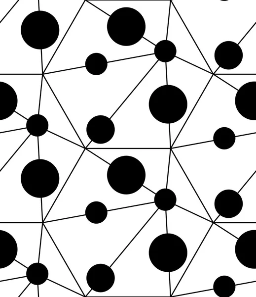 siyah ve beyaz geometrik seamless modeli, arka plan.