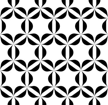 siyah ve beyaz geometrik seamless modeli, arka plan.
