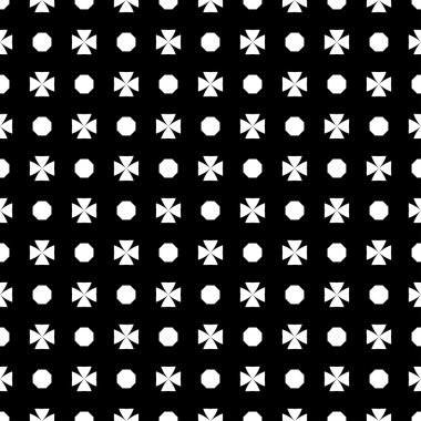 siyah ve beyaz geometrik seamless modeli, arka plan.