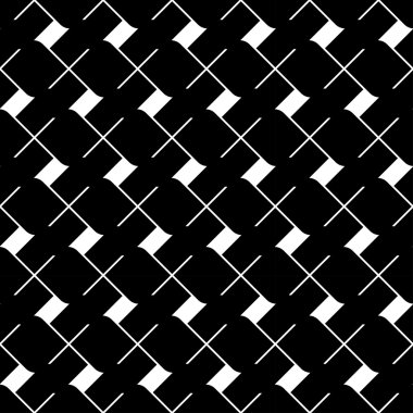 siyah ve beyaz geometrik seamless modeli, arka plan.