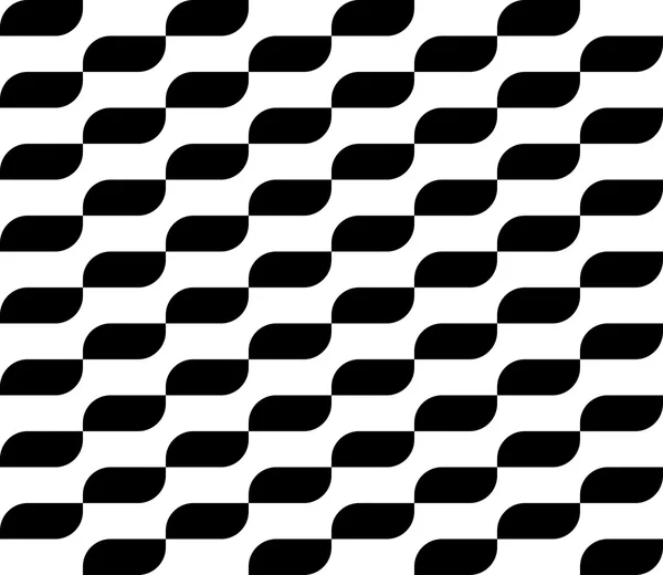 Patrón geométrico sin costura en blanco y negro, fondo abstracto . — Vector de stock