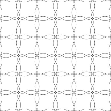 Siyah ve beyaz geometrik seamless modeli ile dalga çizgi, arka plan.