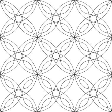 Siyah ve beyaz geometrik seamless modeli ile dalga çizgi, arka plan.