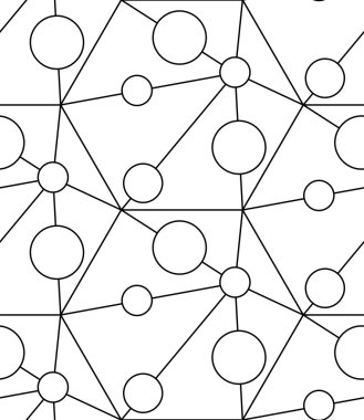 siyah ve beyaz geometrik seamless modeli, arka plan.