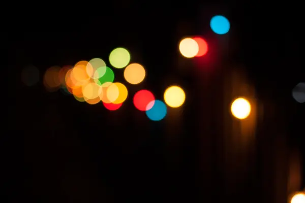 Fondo de luces bokeh desenfocadas coloridas . —  Fotos de Stock