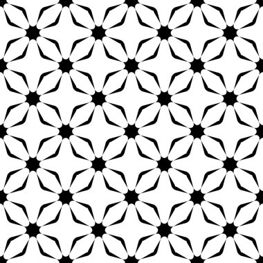 siyah ve beyaz geometrik seamless modeli, arka plan.