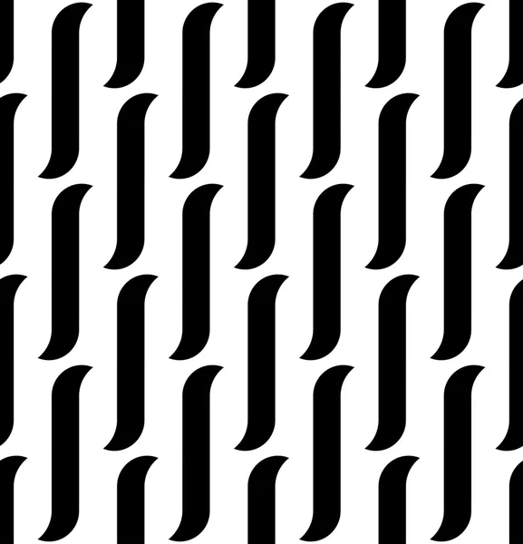 Черно-белый геометрический бесшовный рисунок, абстрактный фон . — стоковый вектор