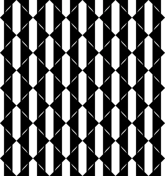 三角形、抽象的な背景の黒と白の幾何学的なシームレス パターン. — ストックベクタ