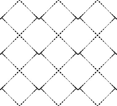 Siyah ve beyaz geometrik seamless modeli modern şık, soyut arka plan.