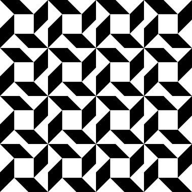 siyah ve beyaz geometrik seamless modeli, arka plan.