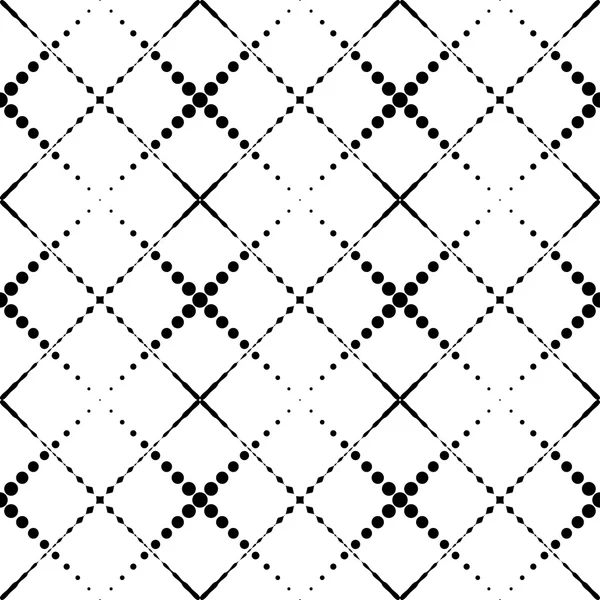 Zwart-wit naadloze geometrische patroon moderne stijlvolle, abstracte achtergrond. — Stockvector