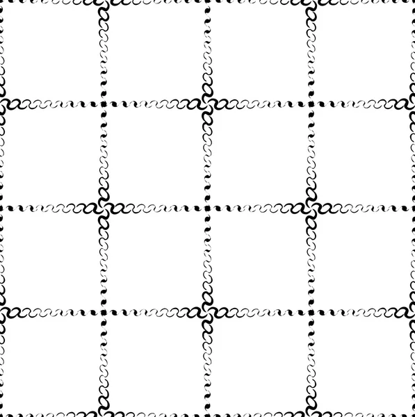 Zwart-wit naadloze geometrische patroon moderne stijlvolle, abstracte achtergrond. — Stockvector