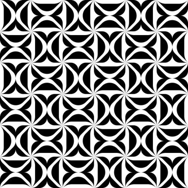 siyah ve beyaz geometrik seamless modeli, arka plan.