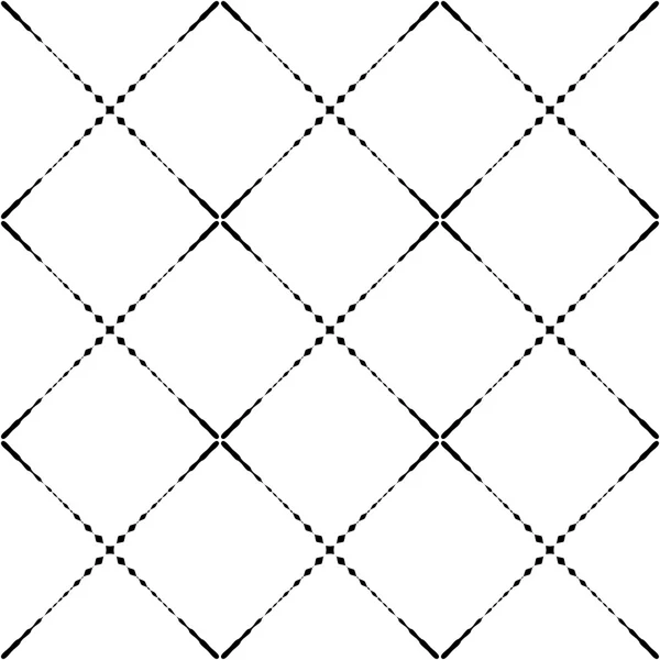 Schwarz-weiße geometrische nahtlose Muster modernen stilvollen, abstrakten Hintergrund. — Stockvektor