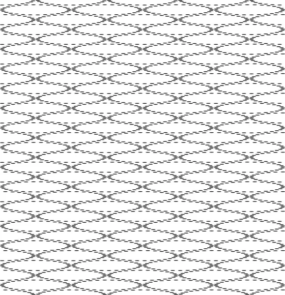 타원형, 추상적인 배경으로 흑인과 백인 기하학적 완벽 한 패턴. — 스톡 벡터