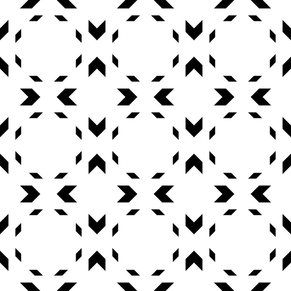 Modello geometrico senza cuciture in bianco e nero con chevron, sfondo astratto . — Vettoriale Stock