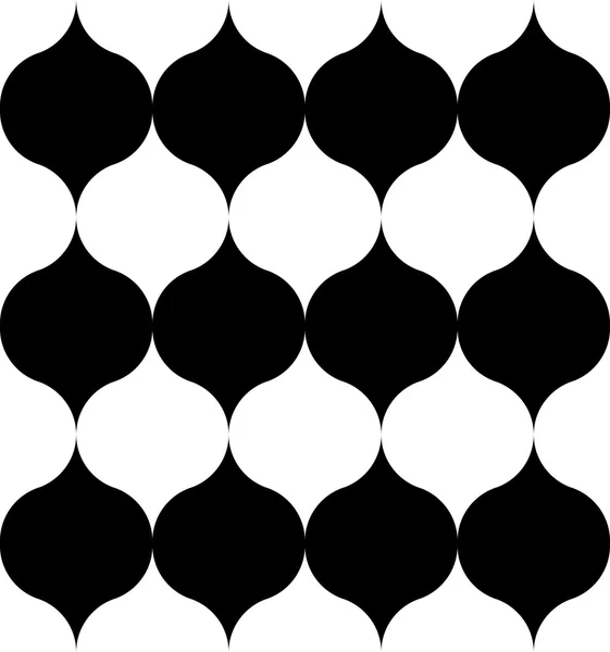 黑色和白色无缝的几何图案现代时尚、 抽象背景. — 图库矢量图片