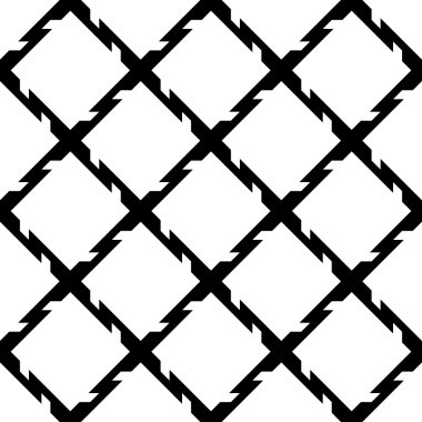 siyah ve beyaz geometrik seamless modeli, arka plan.