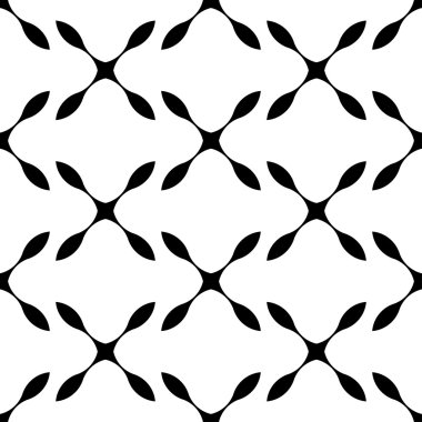 siyah ve beyaz geometrik seamless modeli, arka plan.