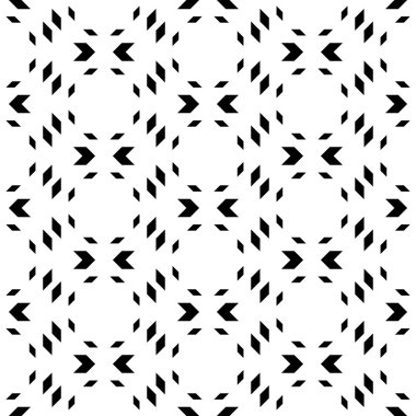 Siyah ve beyaz geometrik seamless modeli chevron, arka plan ile.
