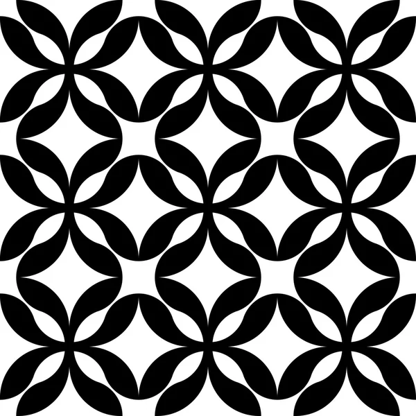 Černá a bílá geometrický vzor bezešvé moderní stylové, abstraktní pozadí. — Stockový vektor