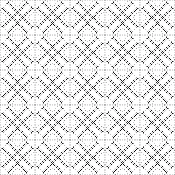 Černá a bílá geometrický vzor bezešvé moderní stylové, abstraktní pozadí. — Stockový vektor