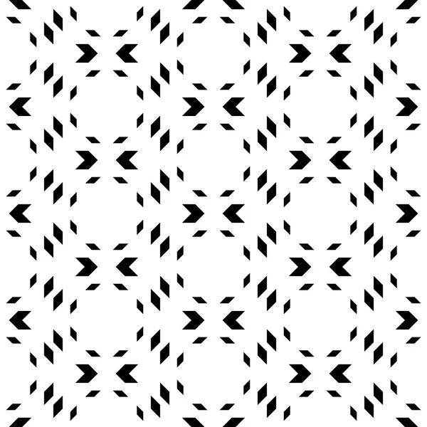 Modello geometrico senza cuciture in bianco e nero con chevron, sfondo astratto . — Vettoriale Stock