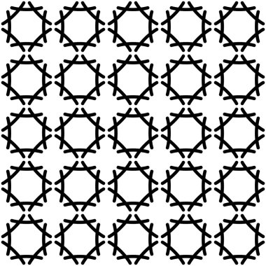 siyah ve beyaz geometrik seamless modeli, arka plan.