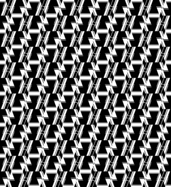 siyah ve beyaz geometrik seamless modeli, arka plan.