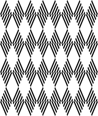 Siyah ve beyaz şerit, arka plan ile geometrik seamless modeli.