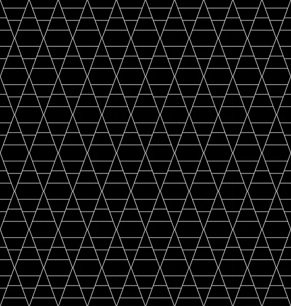 Patrón geométrico sin costura en blanco y negro, fondo abstracto . — Vector de stock