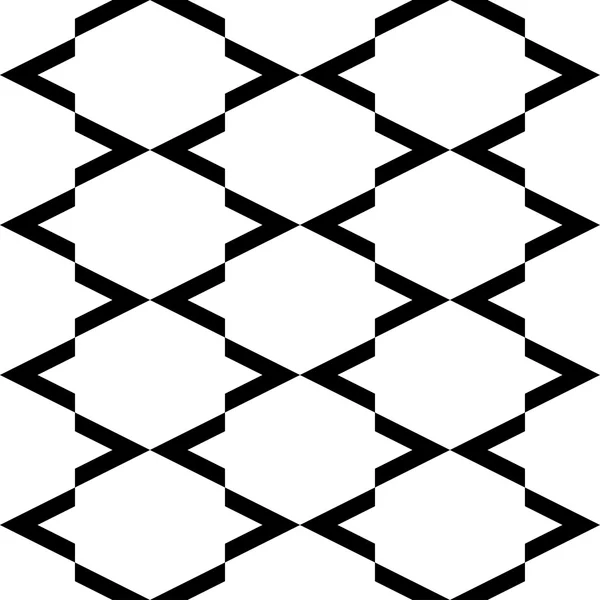 Черно-белый геометрический бесшовный рисунок на современном стильном, абстрактном фоне . — стоковый вектор