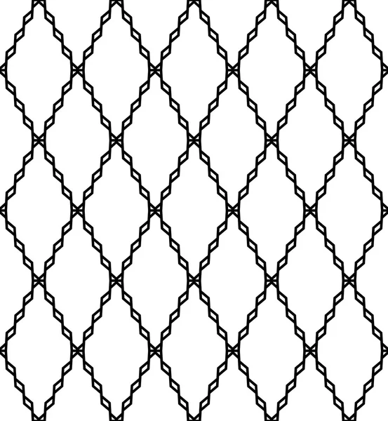 Negru și alb geometric fără sudură model modern elegant cu linie, fundal abstract . — Vector de stoc