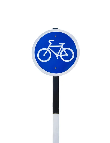 Знак велосипедного движения. — стоковое фото