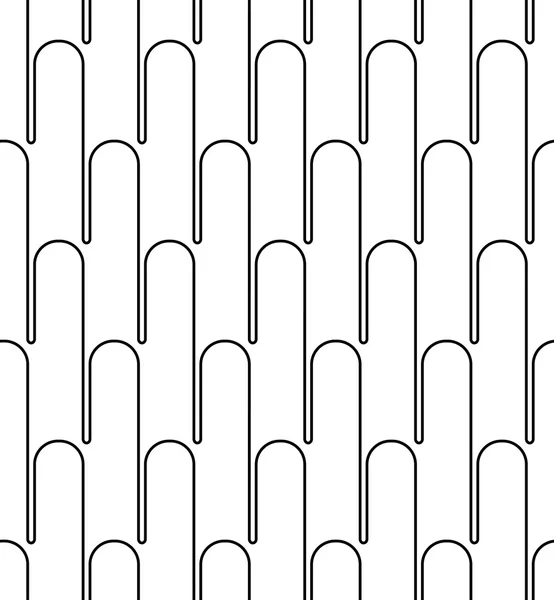 Modello geometrico senza cuciture in bianco e nero moderno elegante con linea, sfondo astratto . — Vettoriale Stock