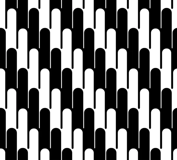 Black and white geometric seamless pattern modern stylish, abstract background. — Stock Vector