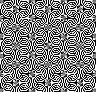 siyah ve beyaz geometrik seamless modeli, arka plan.