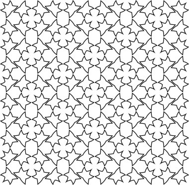 siyah ve beyaz geometrik seamless modeli, arka plan.
